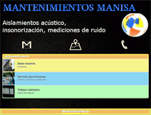 Tablet Screenshot of insonorizacionzaragoza.com